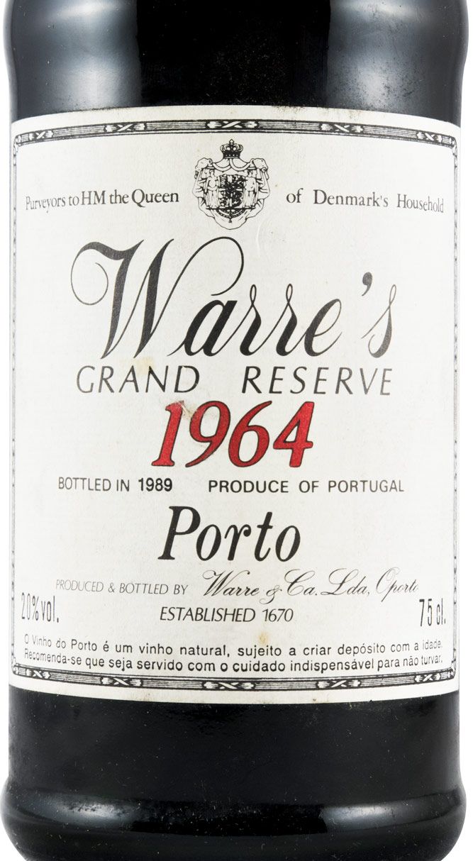 1964 Warre's Grande Reserva Porto