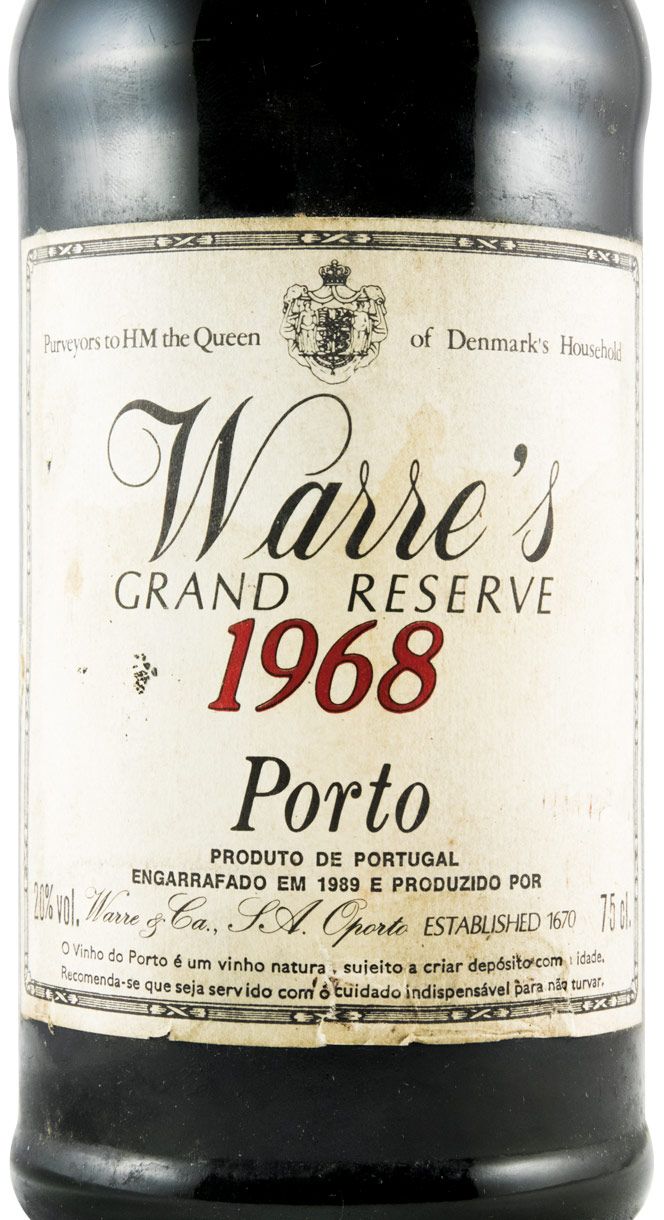 1968 Warre's Grande Reserva Porto