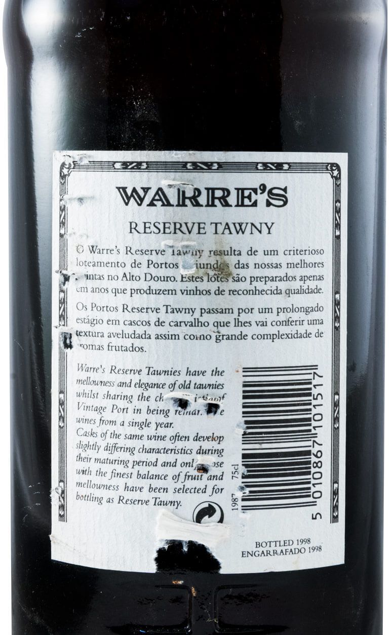 1987 Warre's Reserve Tawny Port