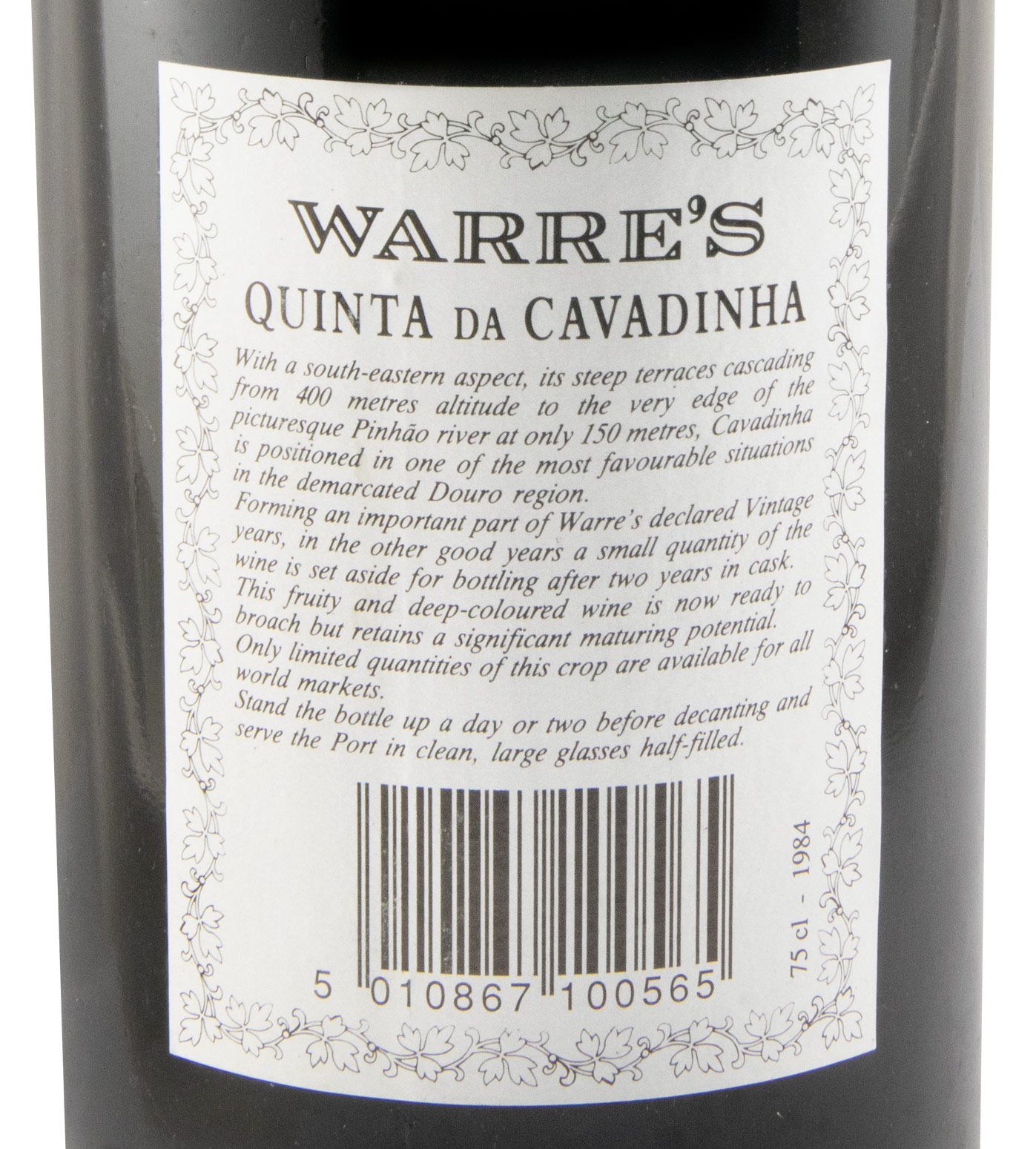 1984 Warre's Quinta da Cavadinha Vintage Porto