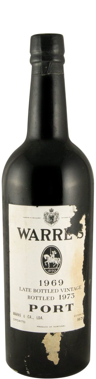 1969 Warre's 1969 LBV Porto (engarrafado em 1973 e com rótulo danificado)