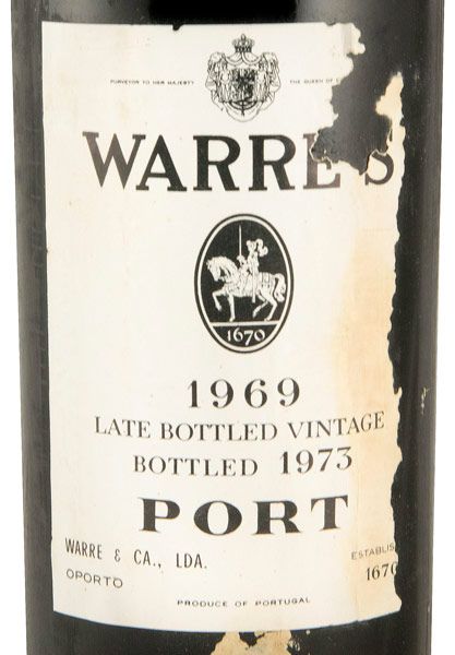 1969 Warre's 1969 LBV Porto (engarrafado em 1973 e com rótulo danificado)