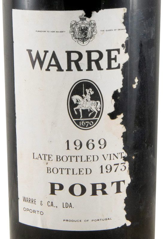 1969 Warre's 1969 LBV Porto (engarrafado em 1973 e com rótulo danificado)