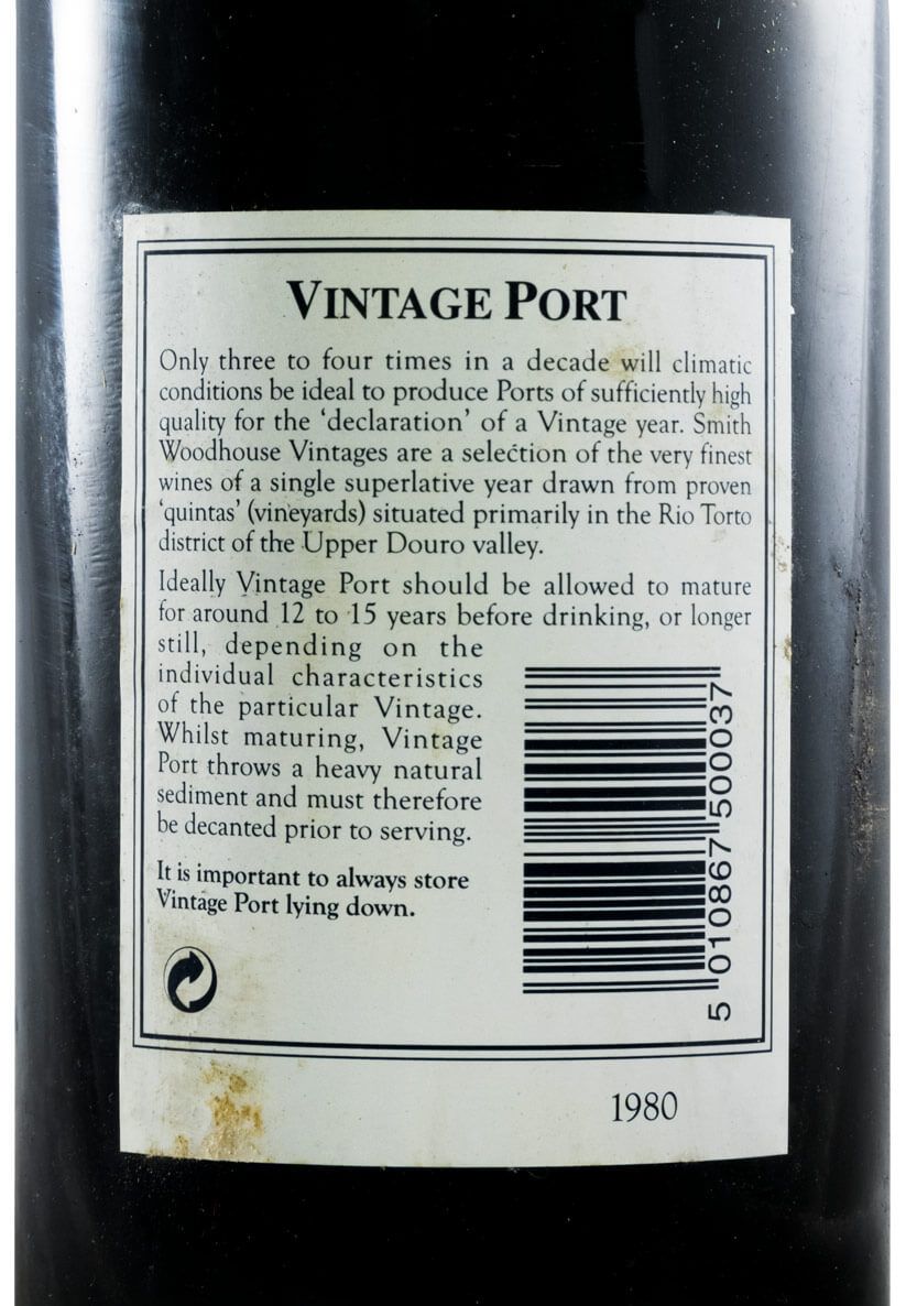 1980 Smith Woodhouse Vintage Porto