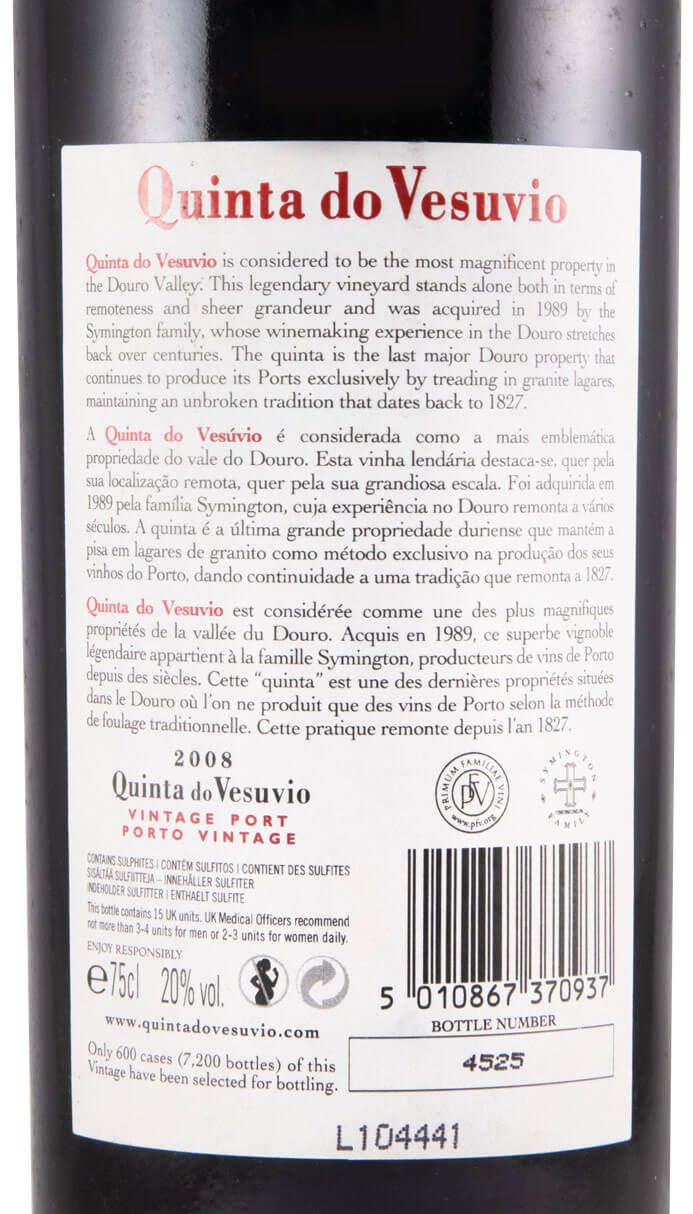 2008 Quinta do Vesuvio Vintage Porto