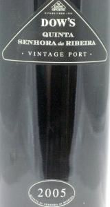2005 Dow's Quinta Senhora da Ribeira Vintage Porto