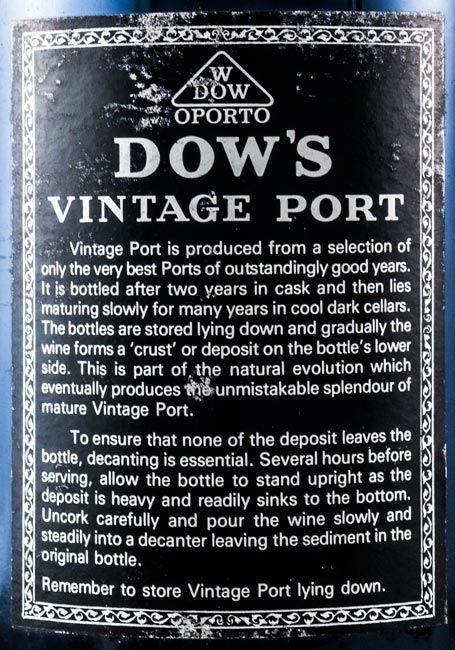1991 Dow's Vintage Porto