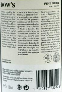 Dow's Ruby Porto
