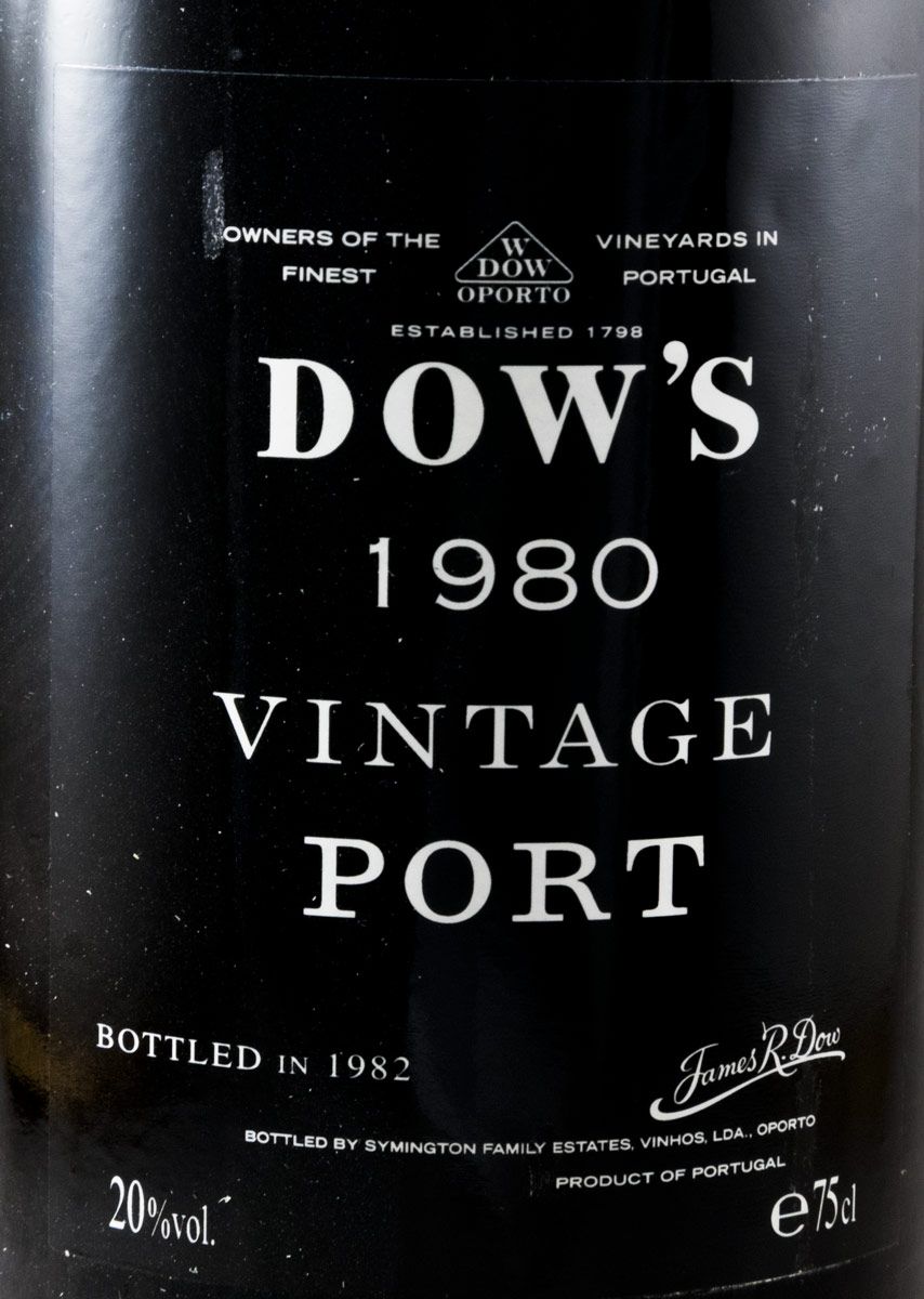 1980 Dow's Vintage Porto