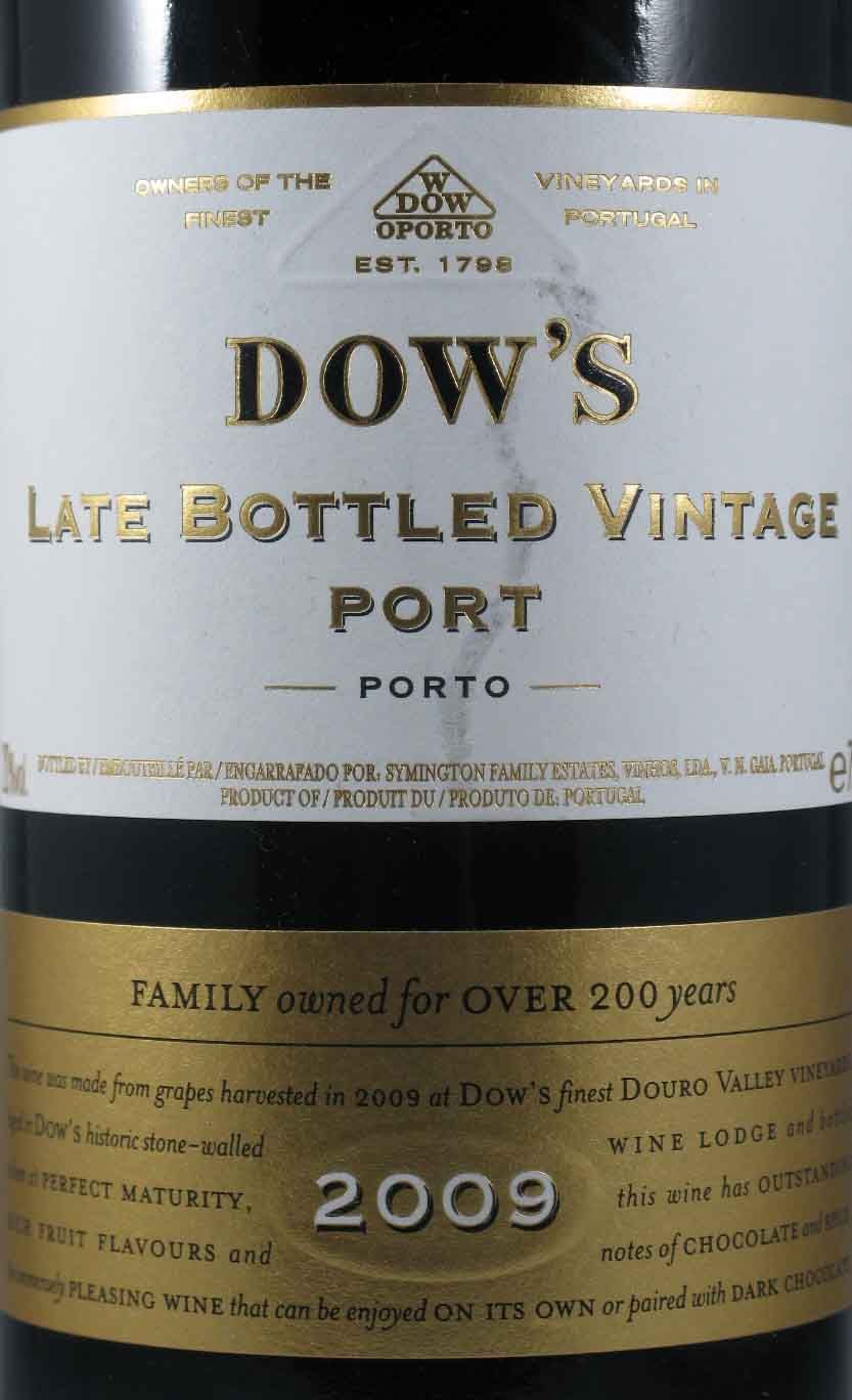 2009 Dow's LBV Port