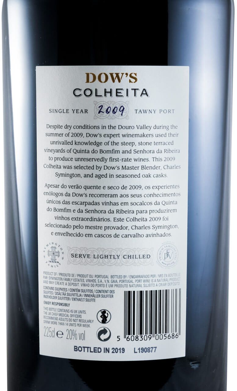 2009 Dow's Tappit Hen Colheita Port 2.25L