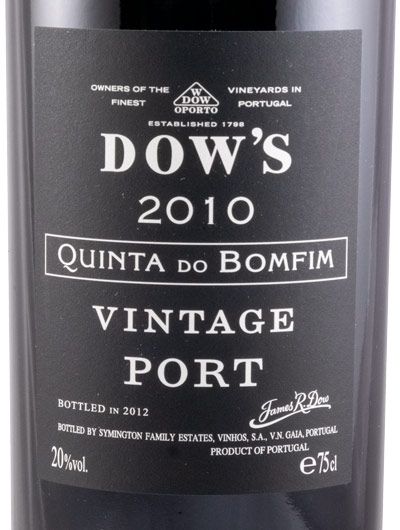 2010 Dow's Quinta do Bomfim Vintage Porto