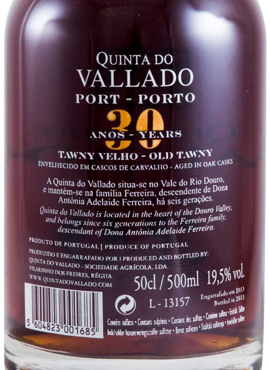Vallado 30 anos Porto 50cl