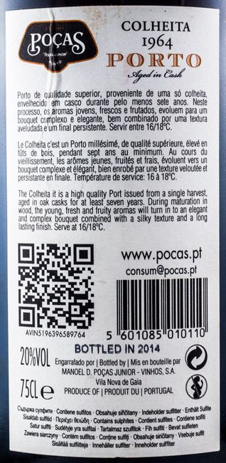 1964 Poças Colheita Port