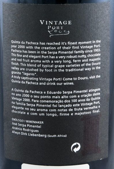 2000 Pacheca Vintage Porto