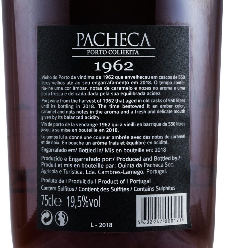 1962 Pacheca Colheita Port