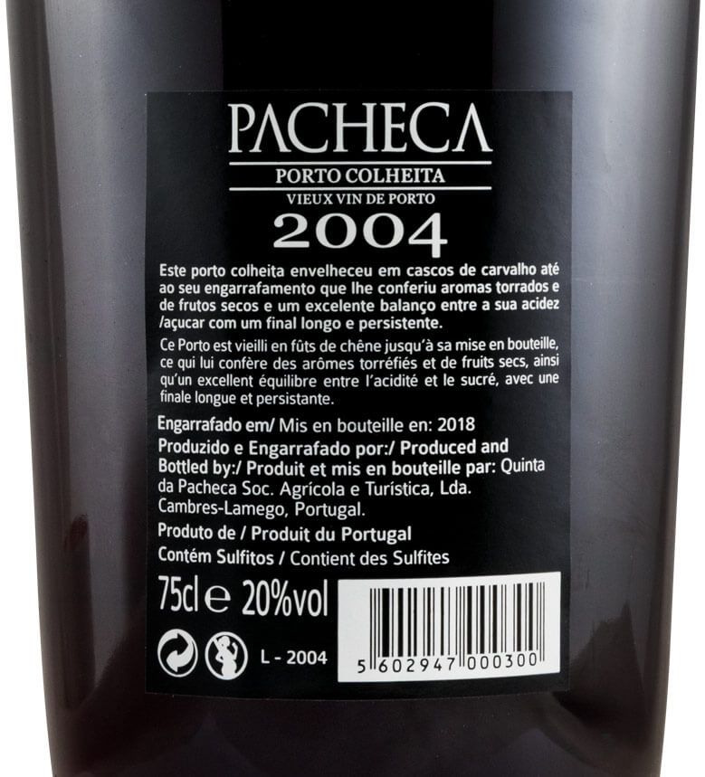 2004 Pacheca Colheita Port