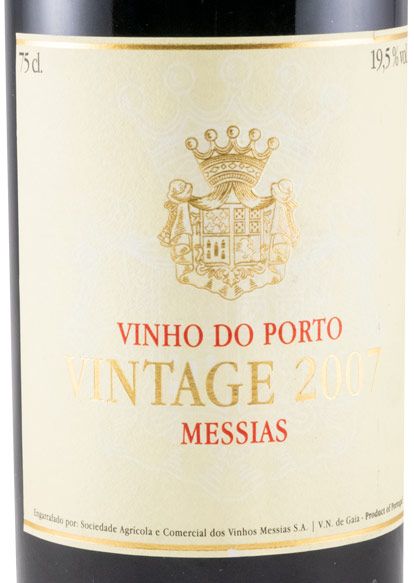 2007 Messias Vintage Porto (rótulo de papel)