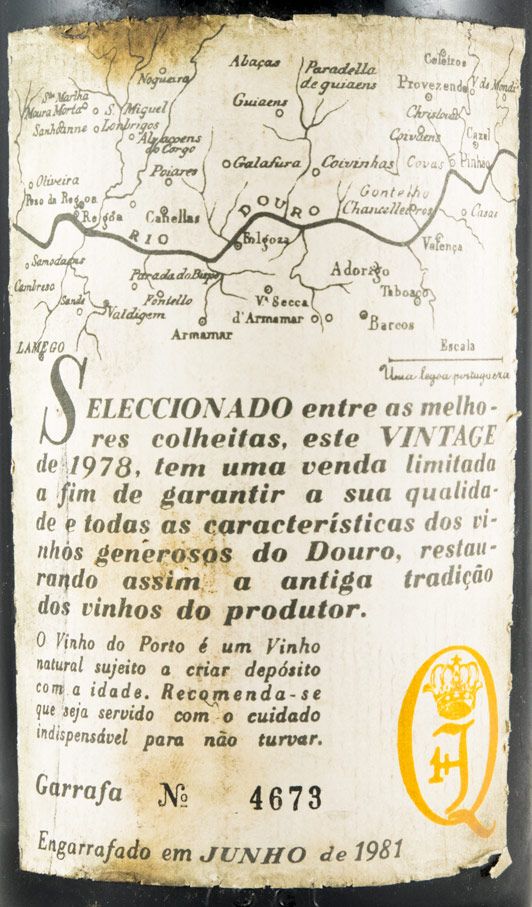 1978 Quinta do Infantado Vintage Porto