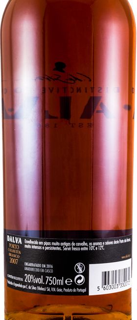 2007 Dalva Colheita White Port