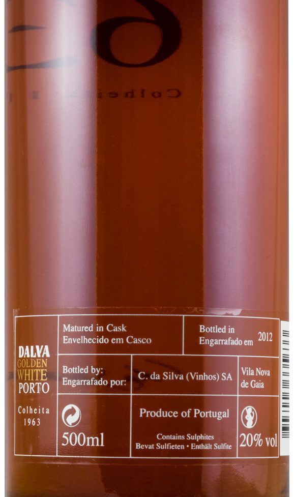 1963 Dalva Colheita Golden White Porto 50cl