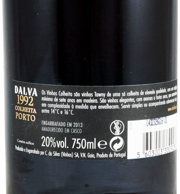 1992 Dalva Colheita Porto
