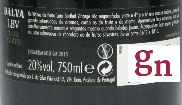 2010 Dalva LBV porto