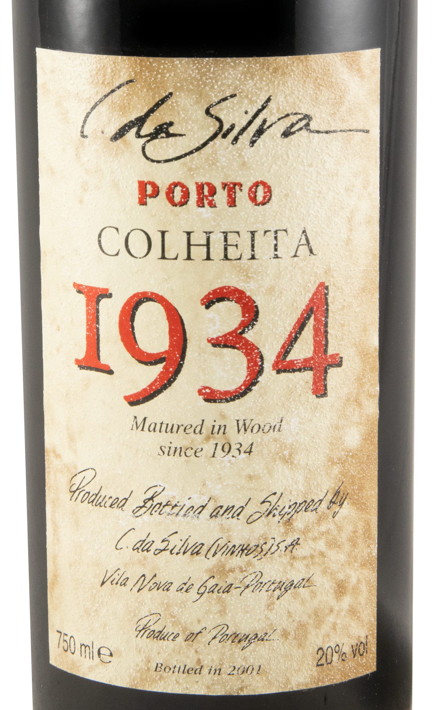1934 Dalva Colheita Porto (rótulo antigo)