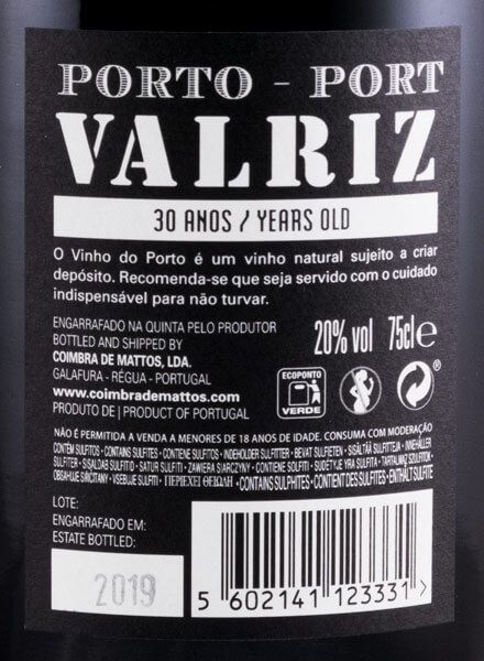 Valriz 30 years Port