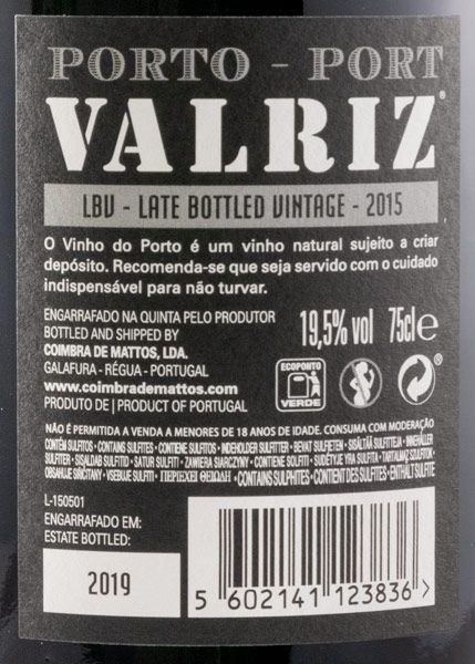 2015 Valriz LBV Porto