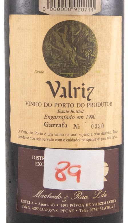 Valriz 30 years Port (bottled in 1990)