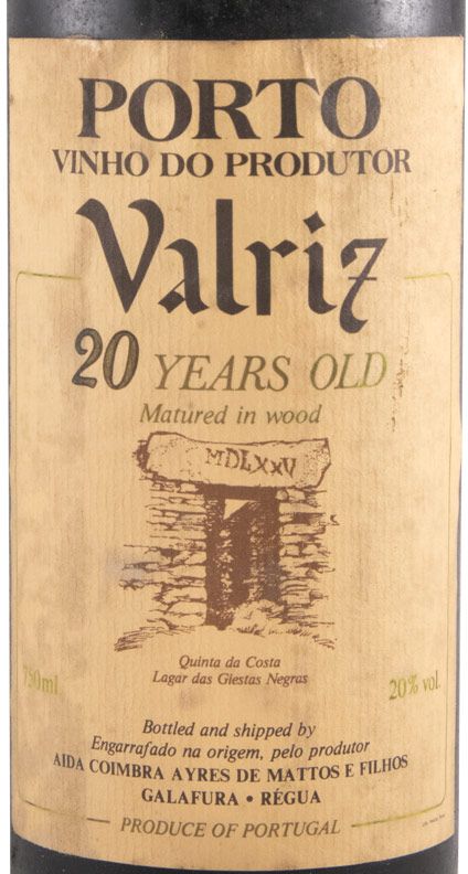 Valriz 20 anos Porto (engarrafado em 1990)
