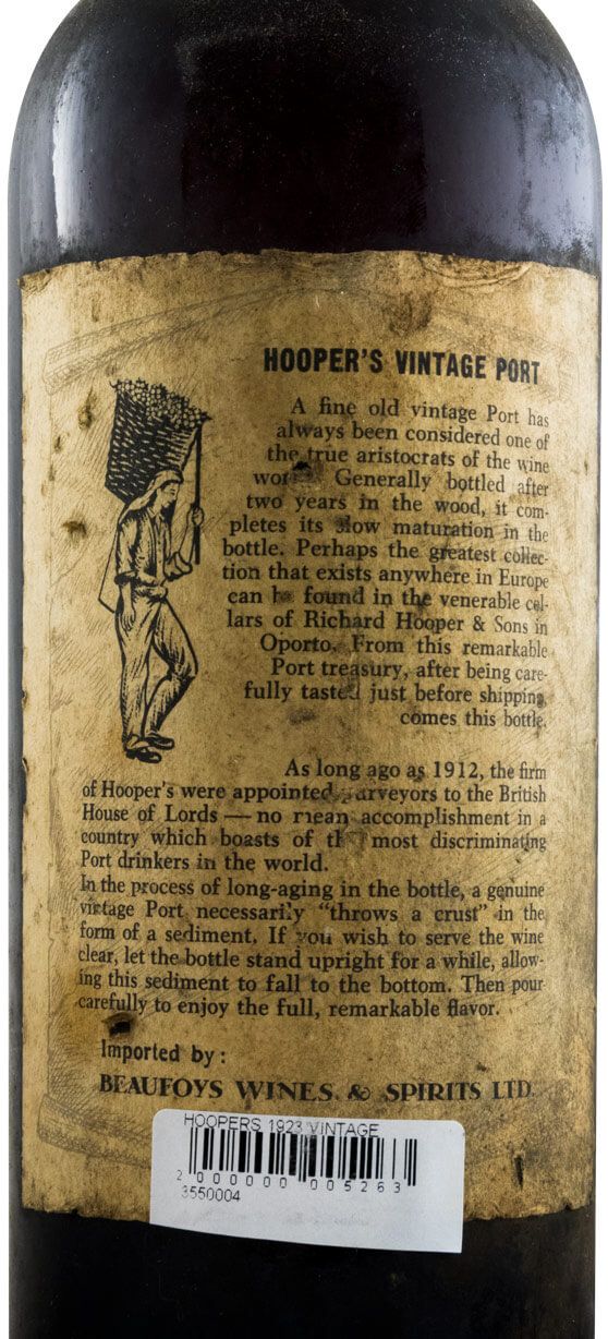 1923 Hooper's Vintage Port