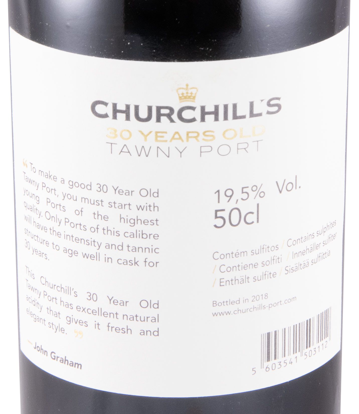 Churchill's 30 years Port 50cl