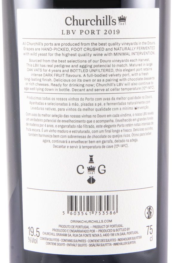 2019 Churchill's LBV Porto