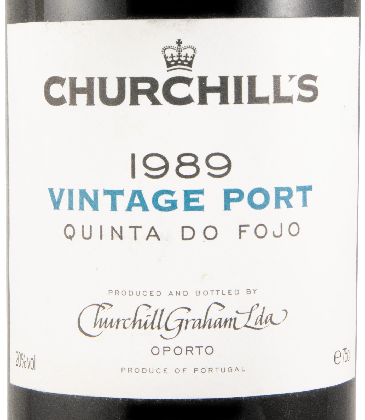 1989 Churchill's Fojo Single Quinta Vintage Port