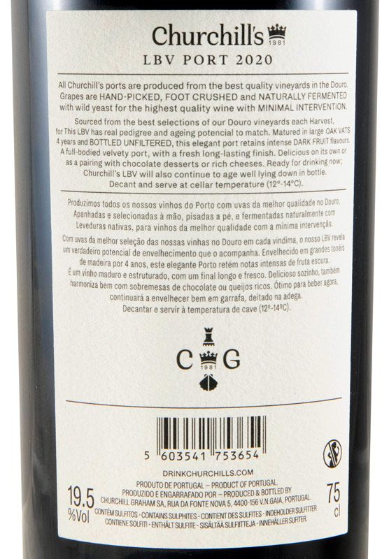 2020 Churchill's LBV Porto