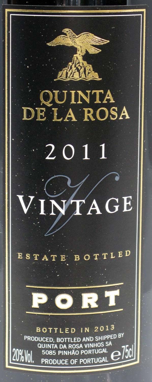 2011 Quinta de La Rosa Vintage porto