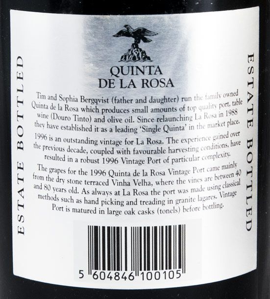 1996 Quinta de La Rosa Vintage Port