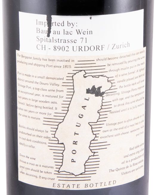 1994 Quinta de La Rosa Vintage Porto