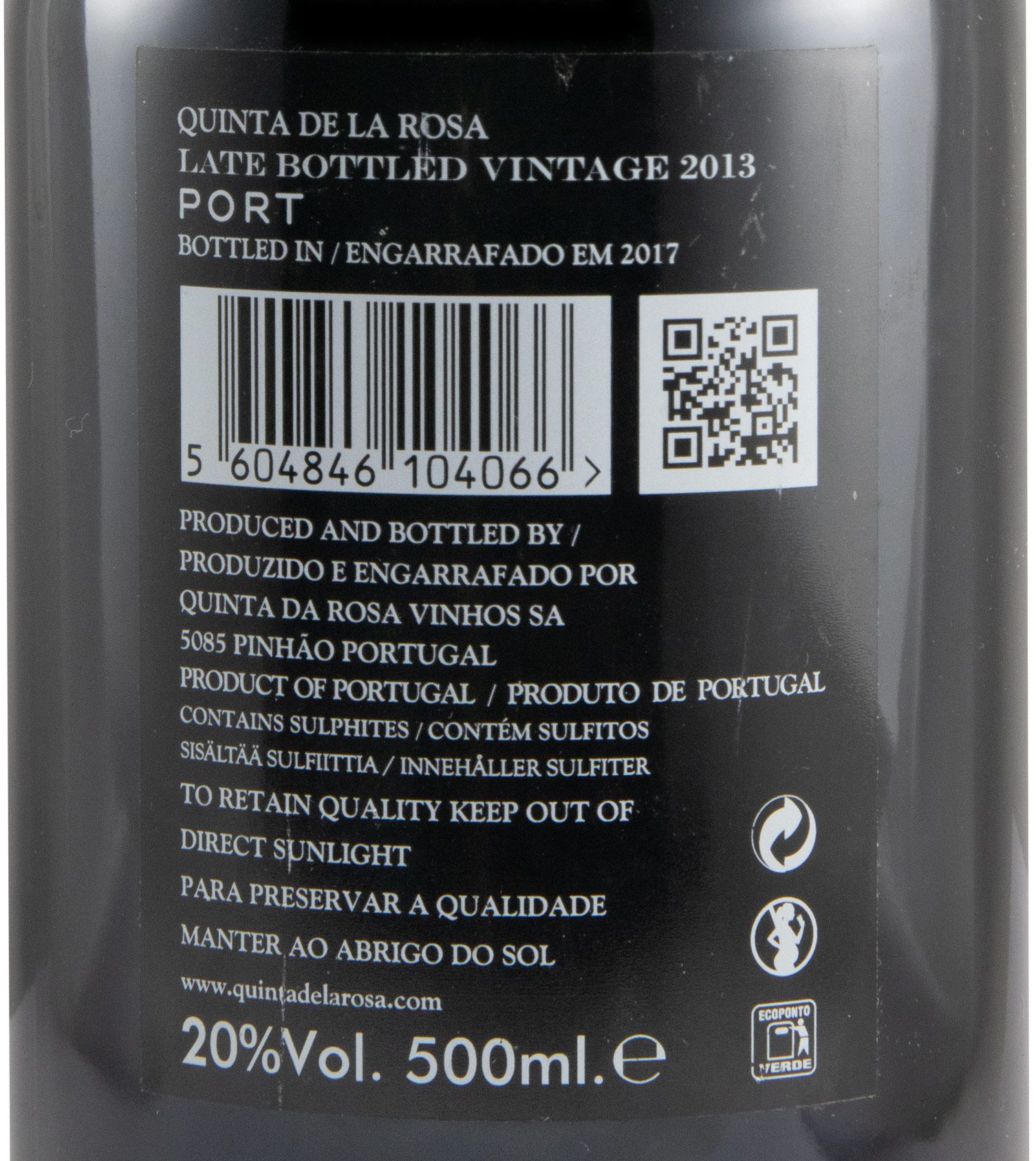 2013 Quinta de La Rosa LBV Port