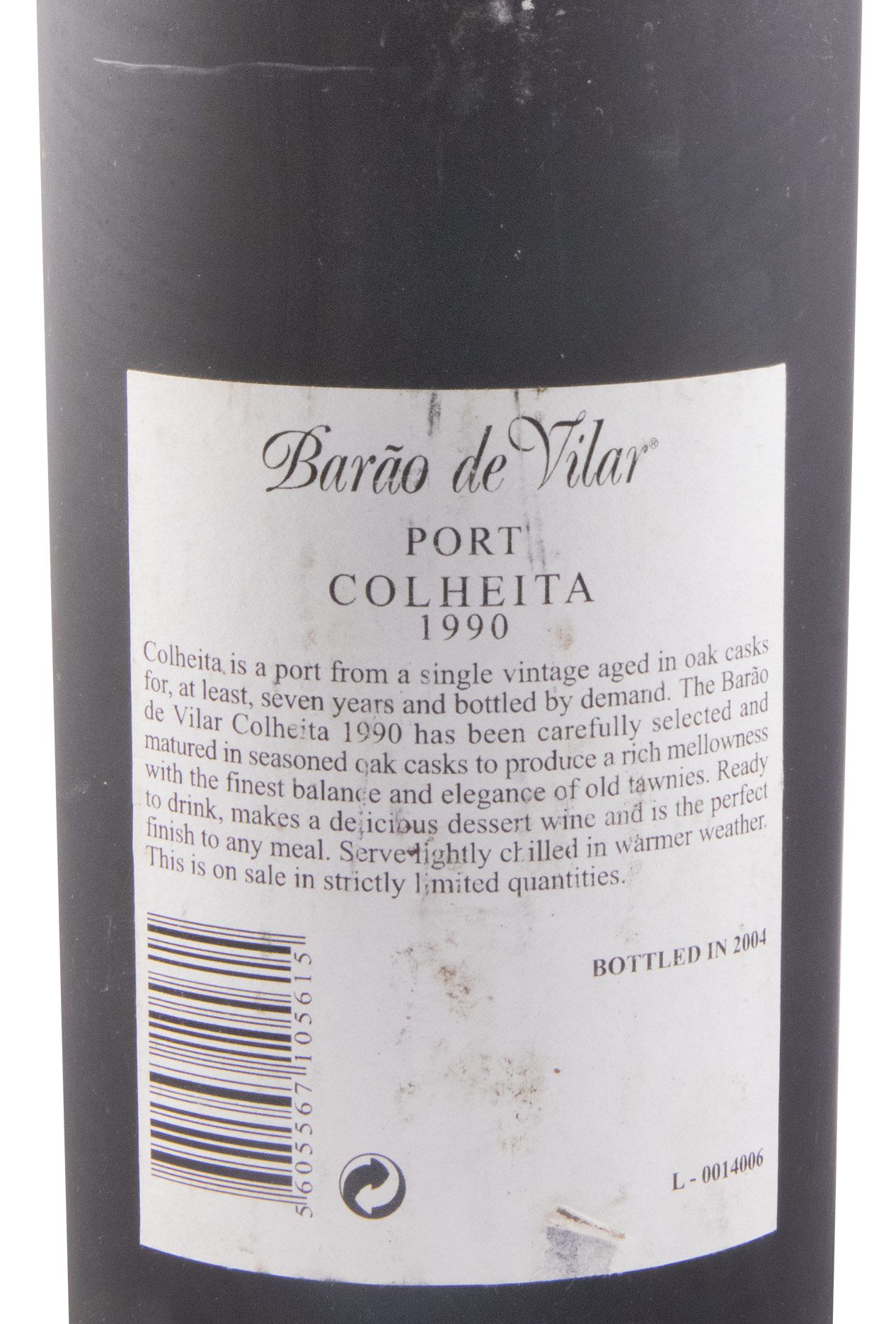 1990 Barão de Vilar Colheita Port
