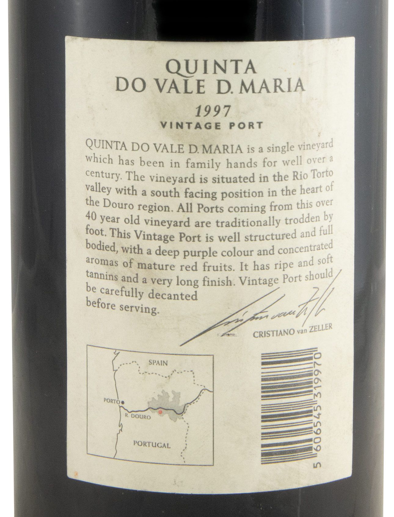 1997 Quinta Vale D. Maria Vintage Porto