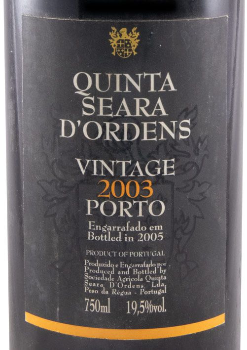 2003 Quinta Seara d'Ordens Vintage Porto