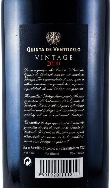 2000 Quinta de Ventozelo Vintage Porto