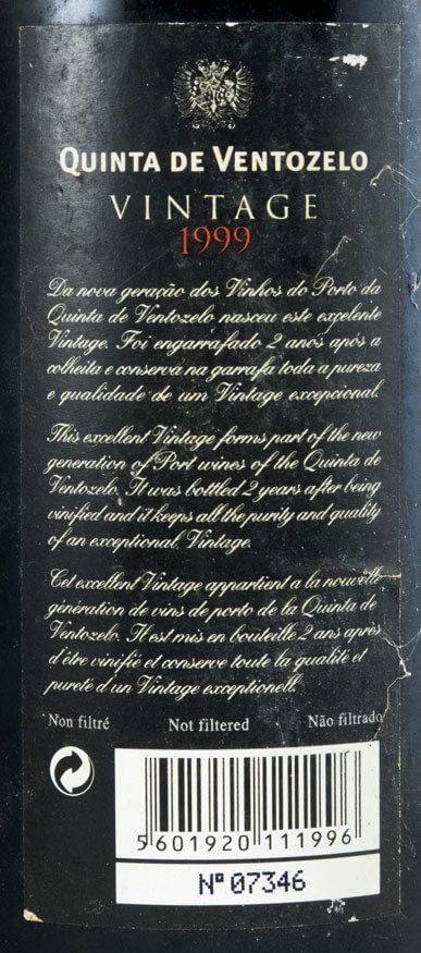 1999 Quinta do Ventozelo Vintage Porto