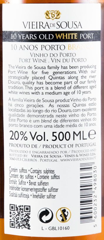 Vieira de Sousa 10 anos White Port