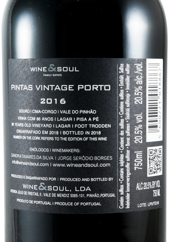 2016 Pintas Vintage Porto