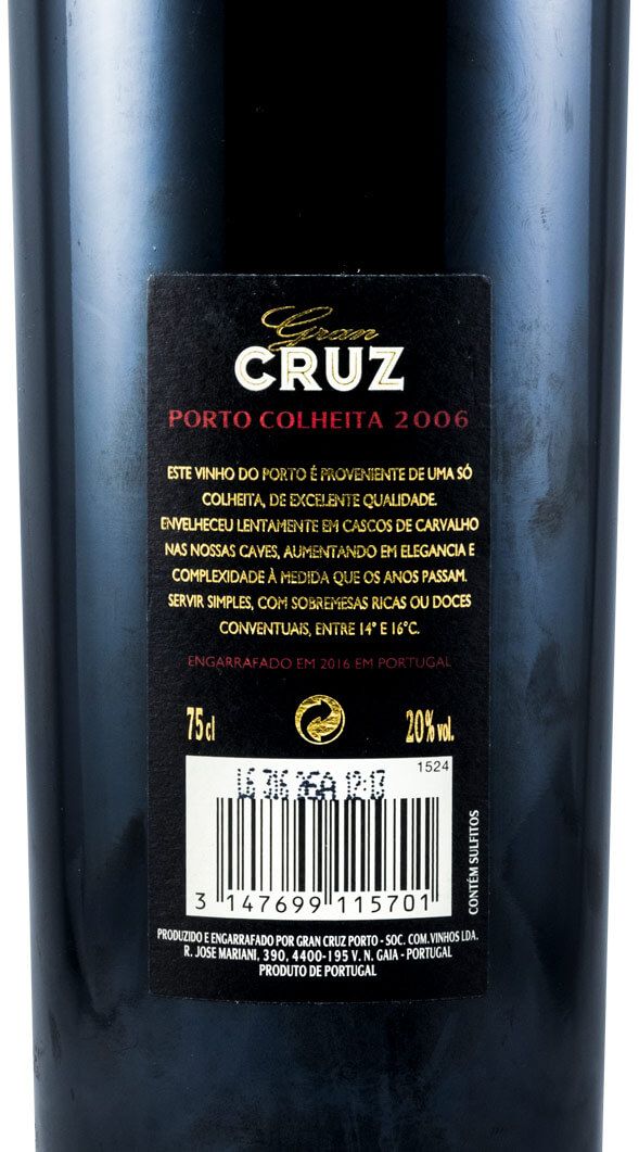 2006 Cruz Colheita Porto