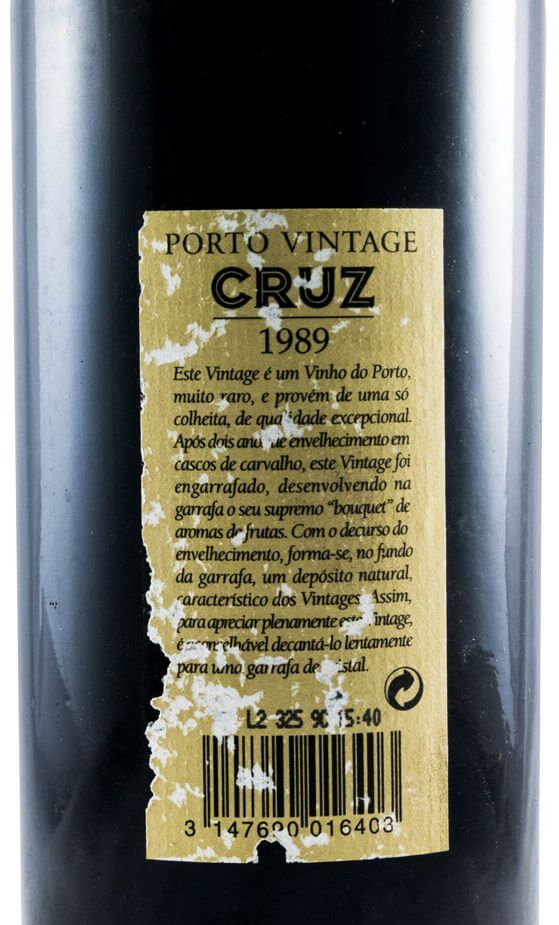 1989 Cruz Vintage Porto